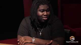 Young Chop Breaking down a beat live on camera.