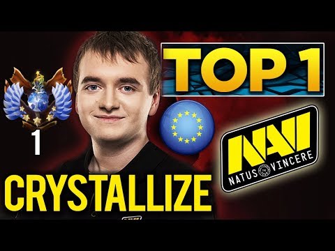 Crystallize - Carry of Na`Vi back to TOP 1 - Best Rank in EU - Dota 2