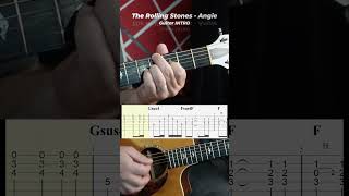 #tutorial The Rolling Stones - Angie Guitare Intro #guitar #guitarlesson  #guitartutorial