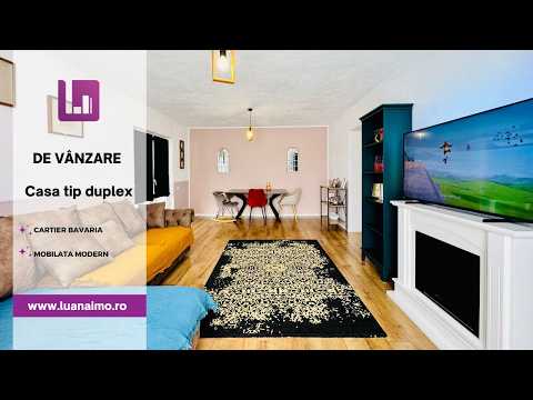 Casa moderna de vanzare | Bavaria Park | mobilata utilata | video — Video