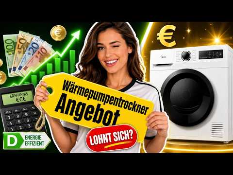 Wärmepumpentrockner Angebot: Lohnt sich der Midea 8 kg Trockner?