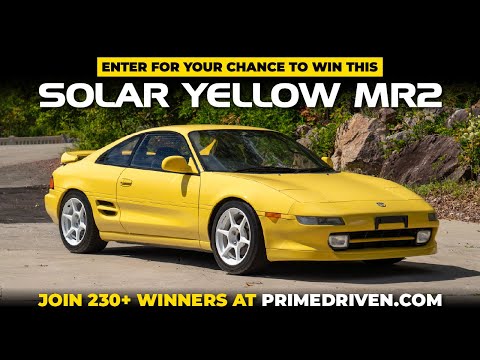 Just Launched: Rare Solar Yellow JDM MR2 – Only 1500 Spots!