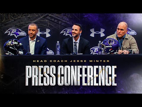 Head Coach Jesse Minter Introductory Presser | Baltimore Ravens