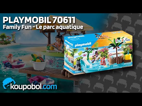 Vidéo PLAYMOBIL Family Fun 70611 : Pataugeoire avec bain à bulles