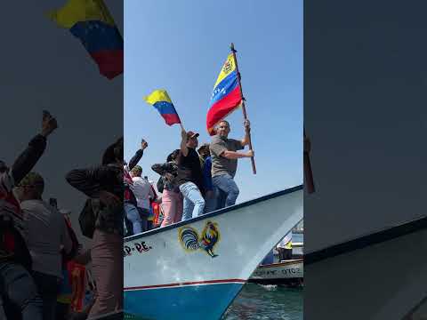 Gran movilización junto al pueblo pescador del municipio Guanta