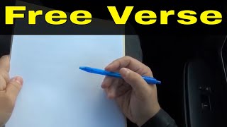 How To Write A Free Verse Poem-Poetry Tutorial