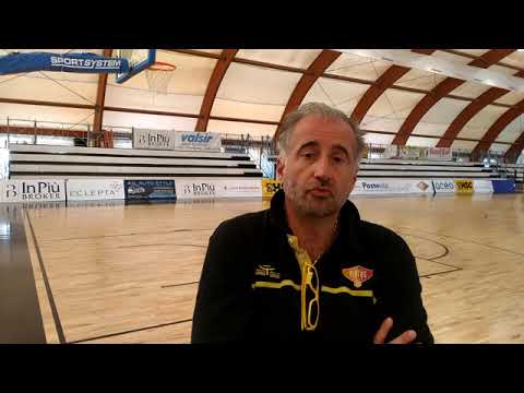 Fabio Corbani alla vigilila della sfida con Scafati