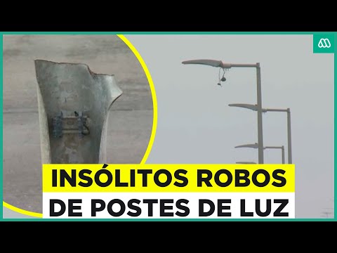 Insólito robo de luminaria en San Pedro de la Paz: Se reportaron más de 50 postes de luz sustraídos