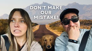 DRIVING OUR CAR AND DOG TO MEXICO - First time crossing the Mexico Border