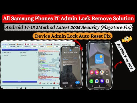 Remove Samsung IT Admin Remove Lock Free | Device Managed By Admins Fix Auto Reset | 2 Full Method