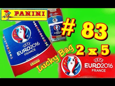 PANINI UEFA EURO 2016 FRANCE new OFFICIAL STICKER ALBUM EM Frankreich new UNBOXING 10 Aufkleber # 83