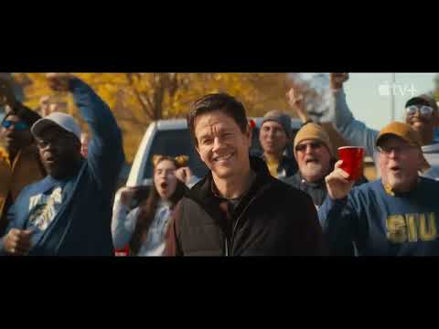 Trailer frame of Vegas lights — needle drops shifting from road-trip warmth to heist tension