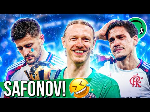 ♫ SAFONOV ACABA COM O SONHO DO FLAMENGO! 🤣 | Paródia Seu Brilho Sumiu