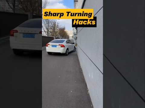 Tips to Avoid Scratches When Making Sharp Turns for Beginners #cardrivingtips #automobile #shorts