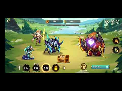 Vượt Ải 52 - 70 Map Hỗn Loạn 6 - Kỷ Nguyên Triệu Hồi - Summoners Era - Gameplay Android, iOS