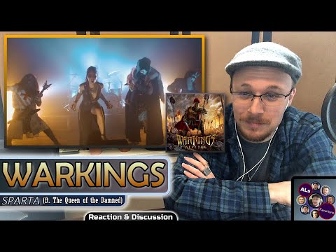 Reaction to...WARKINGS: SPARTA (ft. The Queen of the Damned) (Music Video) (With Lyrics)