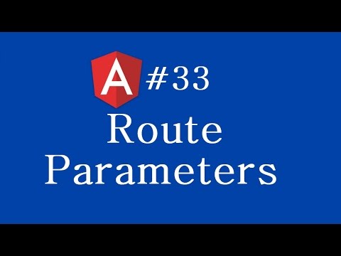 Angular 2 Tutorial 33 Route Parameters