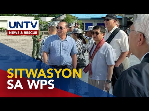 Pag-asa Island sa West Philippine Sea, binisita ng mga opisyal ng NTF-WPS