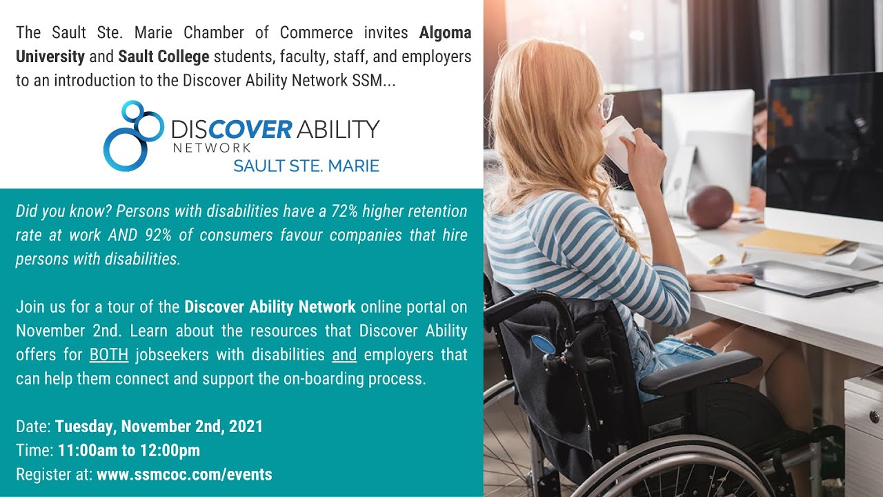 Intro to Discover Ability for Sault College and Algoma University   November 2 2021