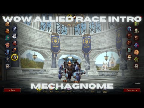 WoW Allied Race Intro - Mechagnome