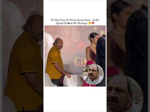 They don't respect senior actor's 💔🥺 #shorts #shortsfeed #bollywood