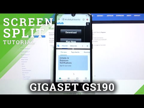 GIGASET GS190 and Double Screen Feature - How to Activate Split Screen Option