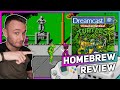 SEGA DREAMCAST HOMEBREW BOR REVIEW TEENAGE MUTANT NINJA TURTLES 8BIT