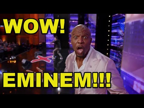 He did an "IMPRESSIONS" of EMINEM! watch how he Knelled it!