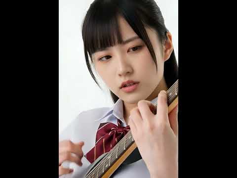制服女孩彈電吉他
