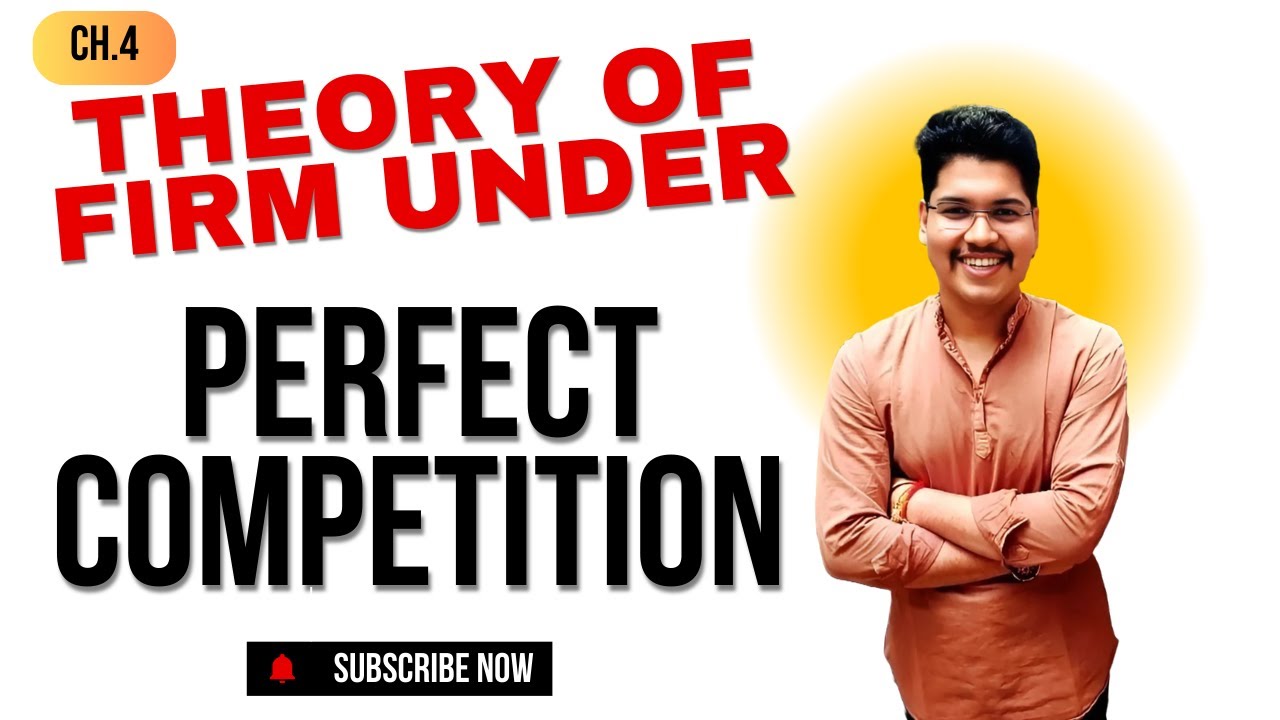 CH. 4 Perfect competition | Profit maximization | Class 12 NCERT | CBSE