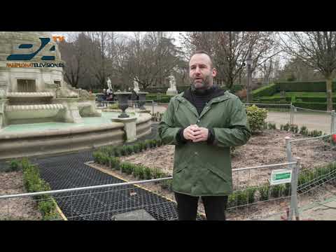 [VIDEO] El parque de la Taconera de Pamplona se renueva con las esculturas de los reyes y mejoras en instalaciones