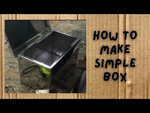 How to make Simple Box | MB Steel Enterprise