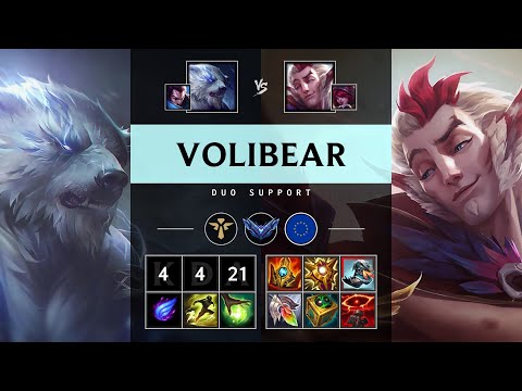 Volibear Support vs Rakan - EUW Diamond Patch 25.15