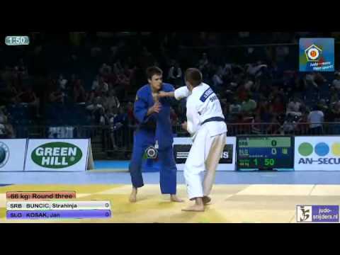 Judo 2013 European Championships U18 Tallinn: Buncic (SRB) - Kosak (SLO) [-66kg]