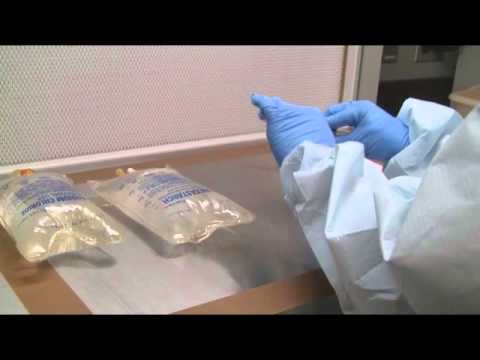 Aseptic Technique # 3 - large volume placement