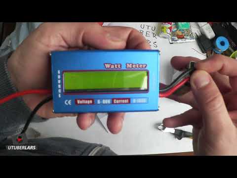 Wattmeter für Windgeneratoren oder Solar 0 bis 60 Volt