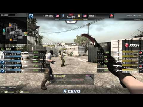 Team Liquid vs Denial Game 1 (CEVO-P CS:GO Season 8) - Sabo & Dust