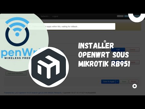 Installer OpenWrt sous un routeur MikroTik RB951