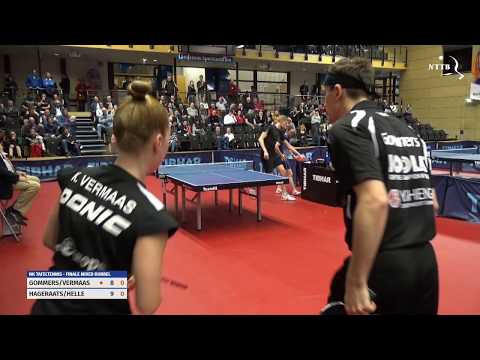 NK 2019 Mixed dubbel finale: Gommers/Vermaas - Hageraats/Helle