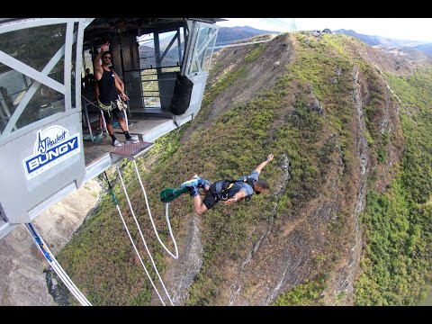 The infamous Nevis Bungee Jump in New Zealand. The 14th highest Bungee in the world!