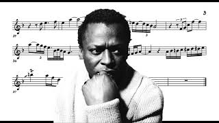 My funny valentine Miles Davis 1956 solo transcription