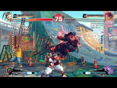 Ultra Street Fighter IV online ranked match: Ibuki (fishtaile) vs Evil Ryu