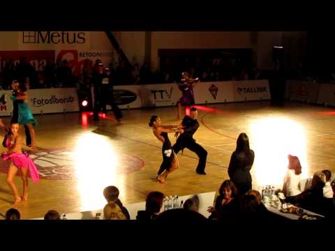 Aleksander Makushev Kristiina Prants Estonian latin championship final