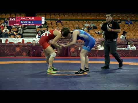 Round 2 WW - 62 kg: M. JUHASZOVA (SVK) v. D. BOBRULKO (RUS)