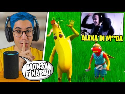 Trolling Mon3y Using Alexa on Fortnite (Ends Bad)