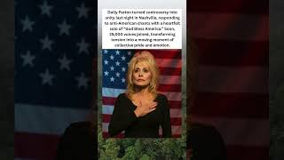 Dolly Parton Silences Chants with Heartfelt “God Bless America” Moment