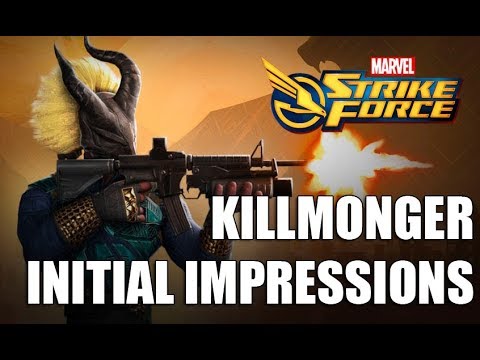 Killmonger Orb Opening, Initial Impressions & Gameplay - Marvel Strike Force
