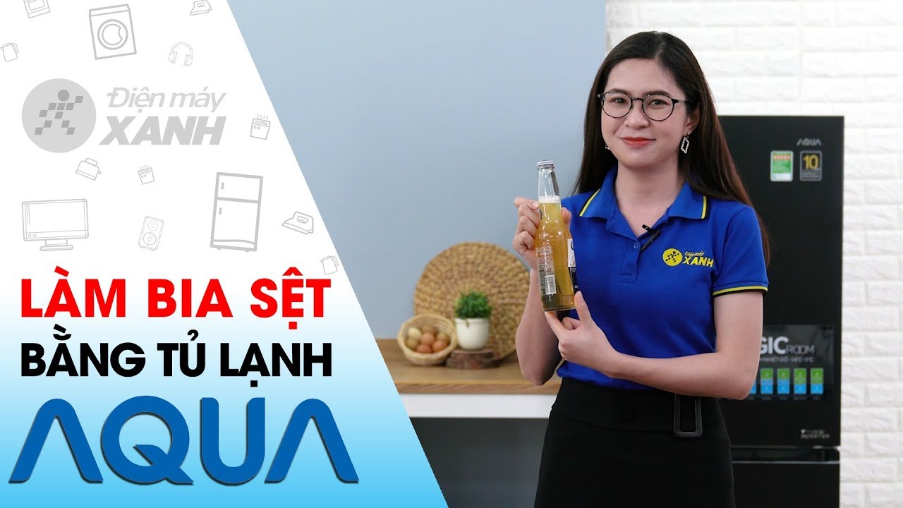 Làm bia sệt bằng tủ lạnh AQUA Magic Room: làm cực dễ, uống cực đã!