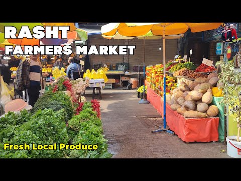 Rasht Grand Fruit & Vegetable Market | Colorful Local Produce & Real Iran Life