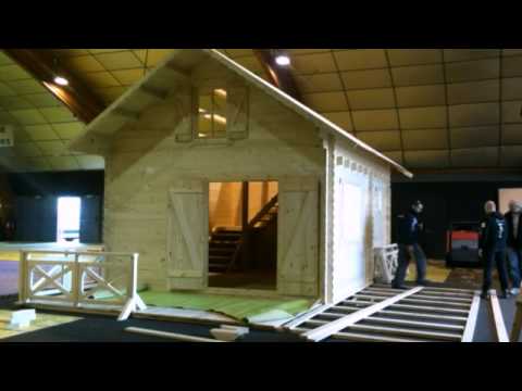 comment construire chalet bois rond